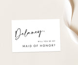 Will You Be My Bridesmaid Card | Classic Bridesmaid Proposal
