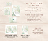 Editable Baby Shower Invitation Template Bundle | Fiesta Baby Shower