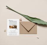 Photo Wedding Announcement | Photo Elopement Announcement