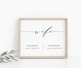 WIFI Password Printable | Wifi Password Sign