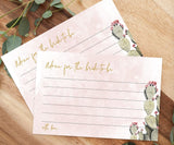 Fiesta Bridal Shower Advice Card Template | Well Wishes for Newlyweds