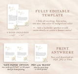 Pampas Grass Thank You Letter | Wedding Napkin Note