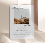 Photo Wedding Announcement | Photo Elopement Announcement 