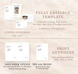 Photo Save the Date Postcard Template | Polaroid Save the Date Invite