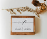 WIFI Password Printable | Wifi Password Sign