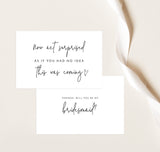 Now Act Surprised Bridesmaid Proposal | Will You Be My Bridesmaid