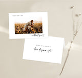 Will You Be My Bridesmaid | Bridesmaid Photo Card