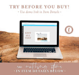 Photo Wedding Announcement | Photo Elopement Announcement