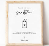 Hand Sanitizer Station Sign | Social Distance Wedding