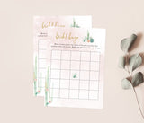 Bridal Bingo Game Template | Fiesta Bridal Shower Game