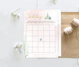Bridal Bingo Game Template | Fiesta Bridal Shower Game