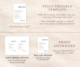 Covid Wedding Safety Note | Social Distance Wedding Insert