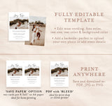 Minimalist Wedding Invitation Template | Editable Minimalist Wedding Invite