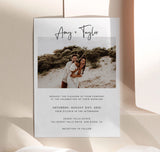 Minimalist Wedding Invitation Template | Editable Minimalist Wedding Invite