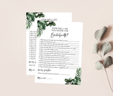 Tropical Bachelorette Trivia Game | Bachelorette Party Game