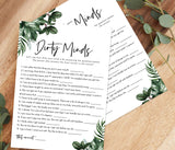 Dirty Minds Bachelorette Game | Dirty Bachelorette Party Game