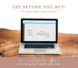 Desert Shower Recipe Request Card | Fiesta Bridal Shower Recipe Card Template