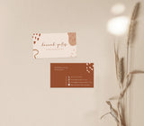 Terracotta Small Business Card | Boutique Business Card Template