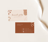 Terracotta Small Business Card | Boutique Business Card Template