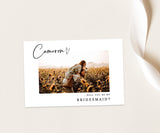 Will You Be My Bridesmaid | Bridesmaid Photo Card