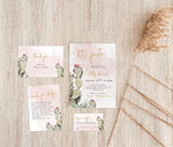 Fiesta Baby Shower Invitation Template Bundle | Desert Baby Shower