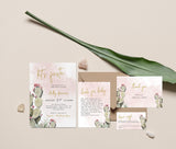 Fiesta Baby Shower Invitation Template Bundle | Desert Baby Shower