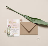 Fiesta Baby Shower Editable Invitation Template | Southwestern Shower