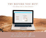 Desert Books for Baby Card | Book Request Insert Template