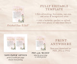 Desert Books for Baby Card | Book Request Insert Template