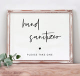 Hand Sanitizer Sign | Social Distance Wedding