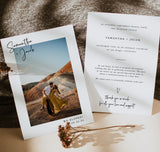 Photo Wedding Announcement | Photo Elopement Announcement