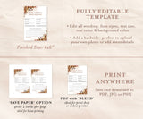 Fall Baby Shower Advice and Predictions Card | Gender Neutral Baby Shower