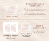 Fiesta Baby Shower Advice Card Template | Well Wishes Prayers for Parents