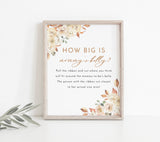 How Big Is Mommy's Belly Game | Fall Baby Shower