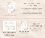 Fall Baby Shower Advice and Predictions Card | Gender Neutral Baby Shower