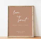 Desert Sand Custom Sign Template | Terracotta Wedding Custom Sign