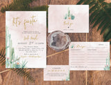 Fiesta Bridal Shower Invitation Template Bundle | Desert Bridal Shower