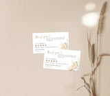Pampas Grass Small Business Thank You Card | Boutique Thank You Template