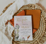 Fiesta Baby Shower Editable Invitation Template | Southwestern Shower