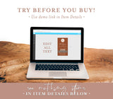 Terracotta Small Business Thank You Card | Boutique Thank You Template