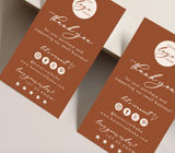 Terracotta Small Business Thank You Card | Boutique Thank You Template