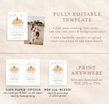 Fall Bridal Shower Invitation Template | Fall in Love Shower Invite