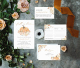 Fall Bridal Shower Invitation | Pumpkin Invite Template
