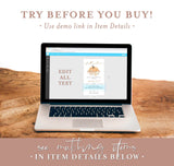 Fall Bridal Shower E-Vite Template | Fall in Love Shower Invite