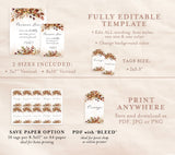 Bridal Shower Mimosa Bar Sign | Autumn Shower Mimosa Sign