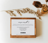 Small Business Care Card | Clothing Care Card