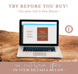 Burnt Orange Social Distance Signs | Please Wear A Mask Wedding Sign