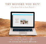 Photo Christmas Card Template | Minimalist Christmas Thank You Card