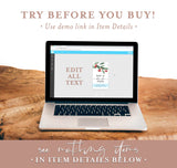 Winter Pop When She Pops Tag | Mini Champagne Bottle Tag