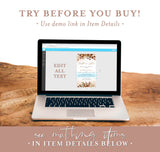 Fall Bridal Shower E-Vite Template | Text Invite
